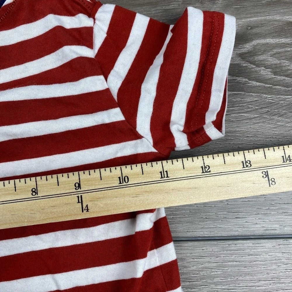 Polo Ralph Lauren Baby Boy Youth T-Shirt Red White Stripes 24M‎